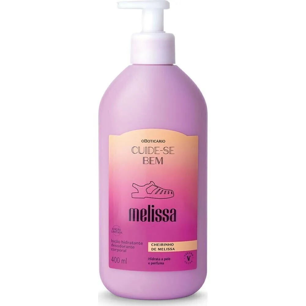 LOÇÃO HIDRATANTE DESODORANTE CORPORAL CUIDE-SE BEM MELISSA 400ML
