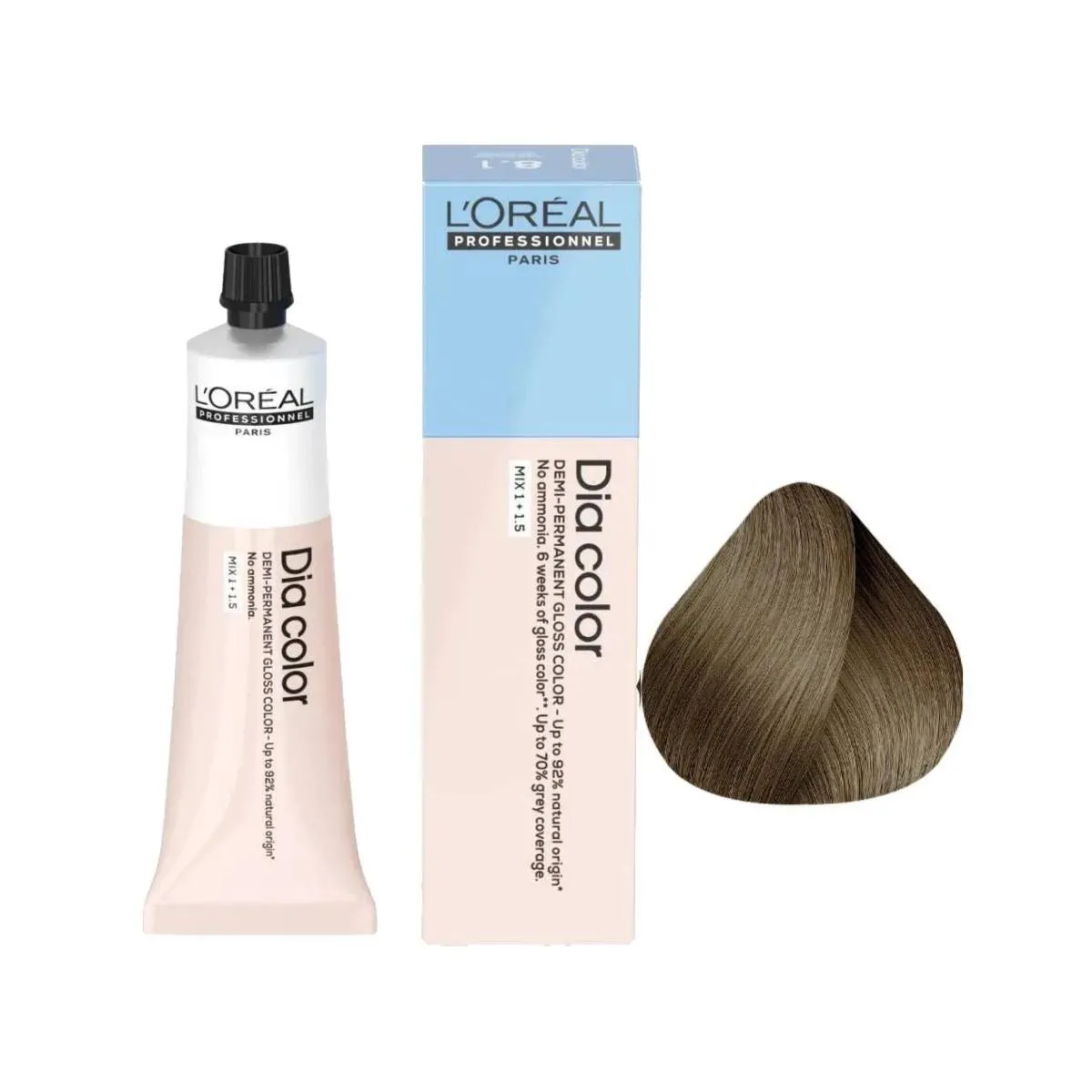 L'Oréal Professionnel Dia Color 8.23 Louro Claro Irisado Dourado - Tonalizante 60g