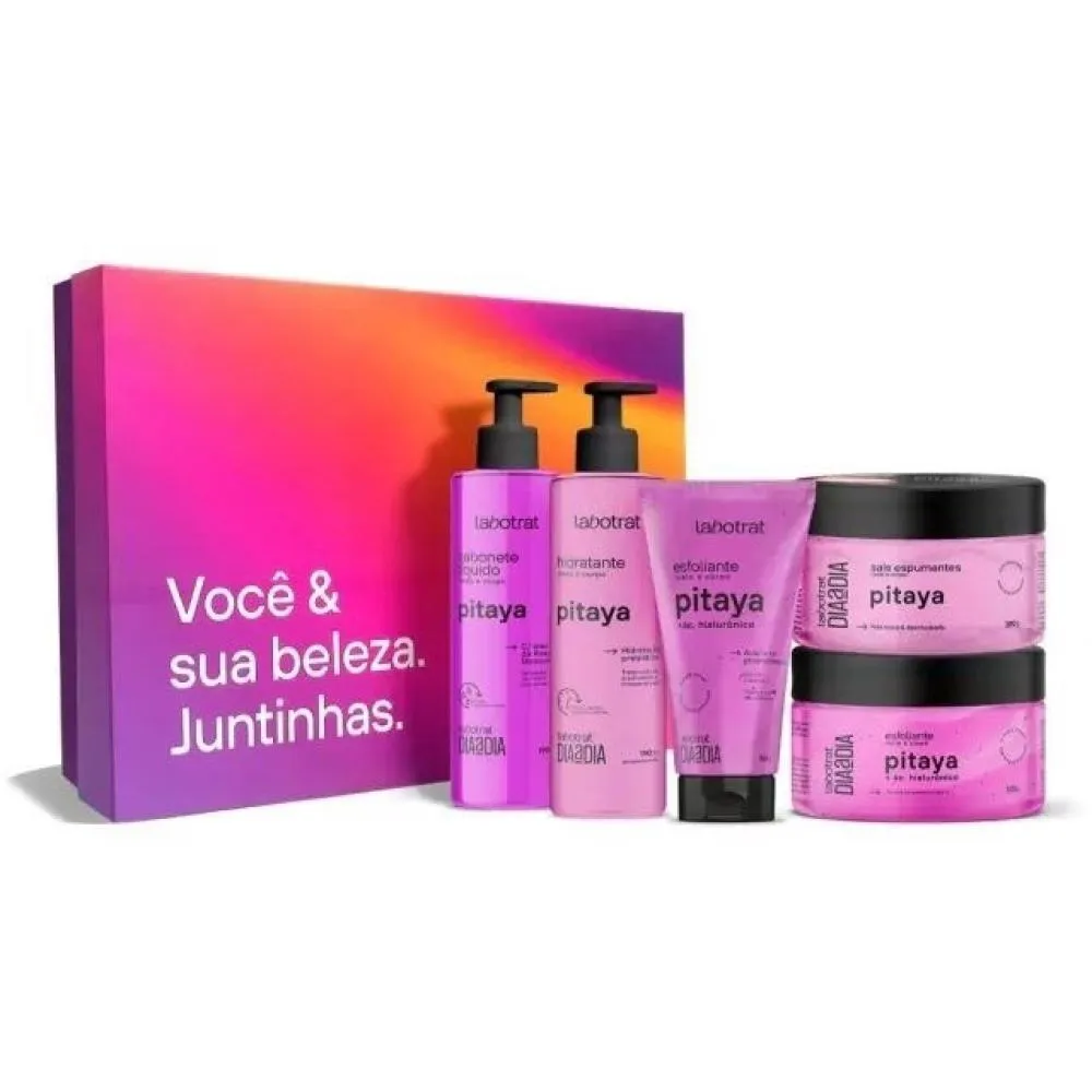 KIT DIA A DIA EXPERIENCIA DE BANHO PITAYA 5 ITENS LABOTRAT