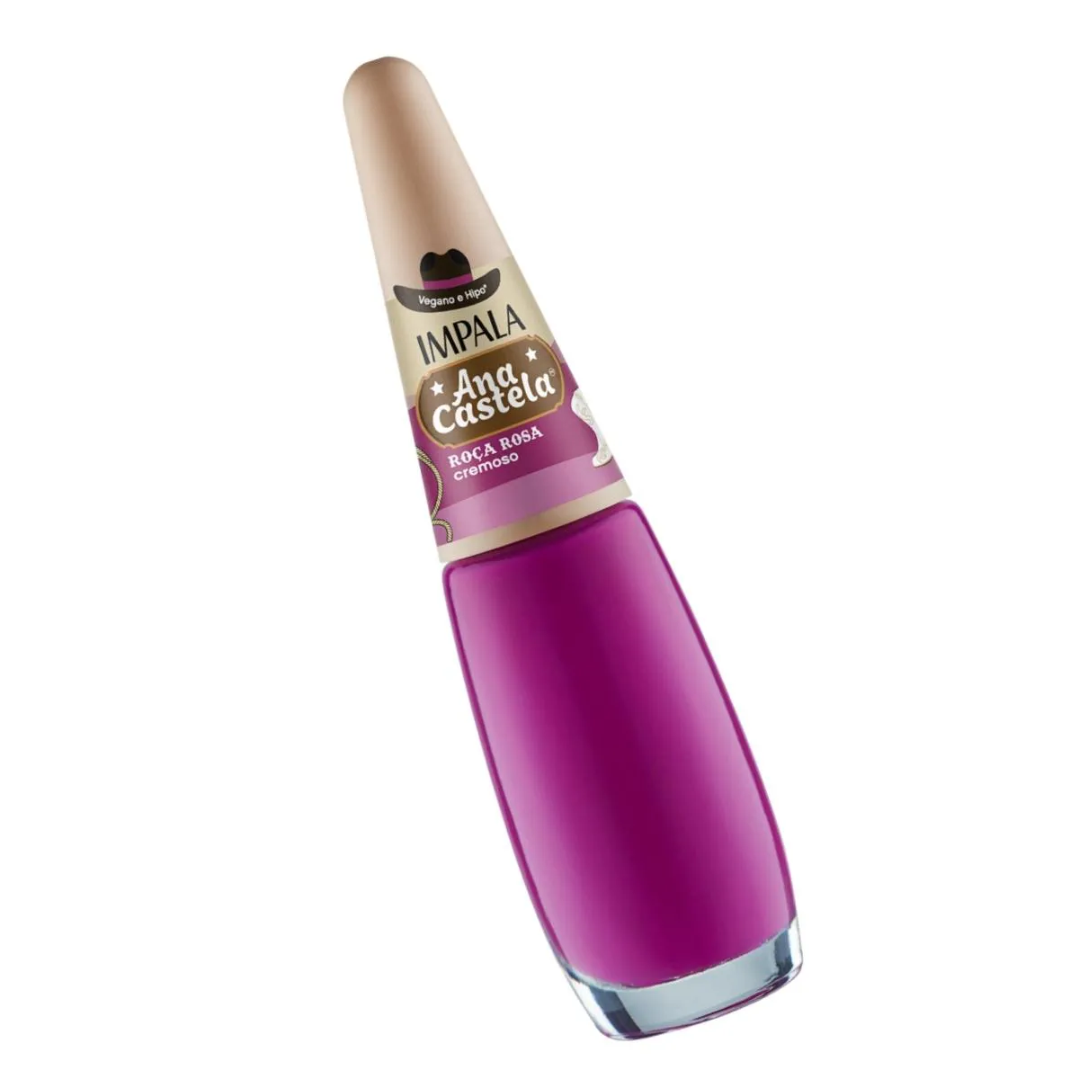 IMPALA ESMALTE ANA CASTELA CREMOSO ROçA ROSA 7,5ML