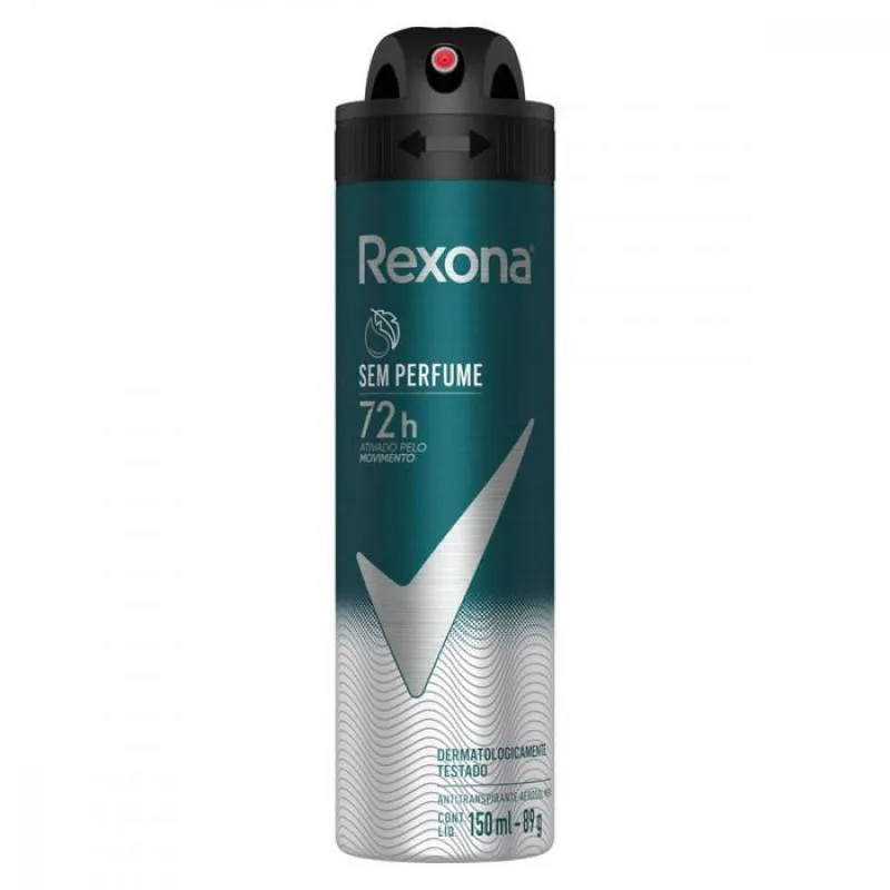 DESODORANTE REXONA AERO MEN SEM PERFUME 150ML