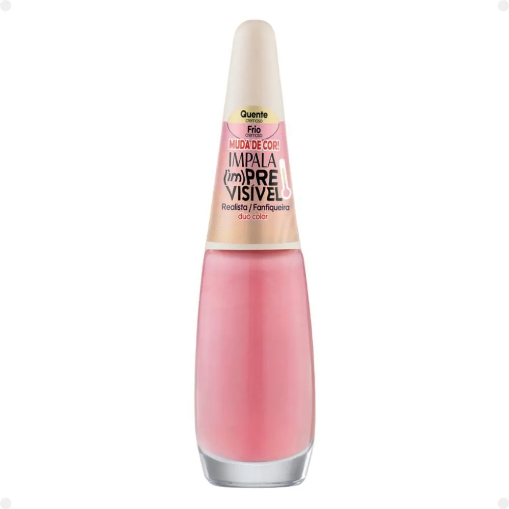 ESMALTE CREMOSO IMPALA (IM)PREVISIVEL DUO COLOR REALISTA/FANFIQUEIRA 7,5ML