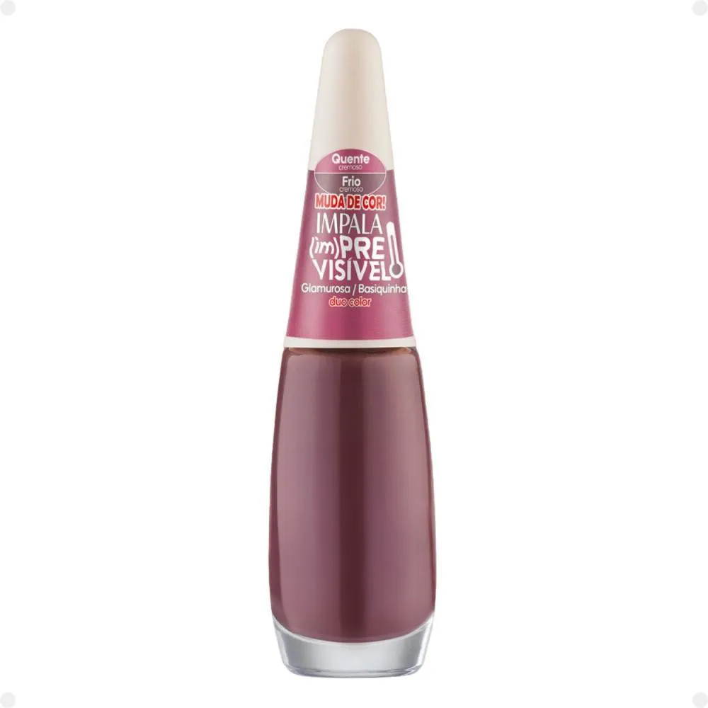 ESMALTE CREMOSO IMPALA (IM)PREVISIVEL DUO COLOR GLAMUROSA/BASIQUINHA 7,5ML