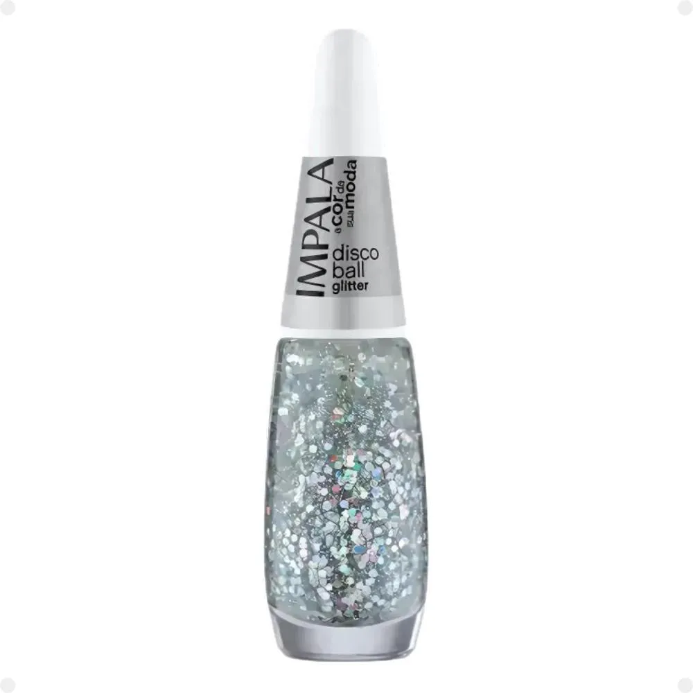ESMALTE GLITTER IMPALA A COR DA SUA MODA DISCO BALL 7,5ML