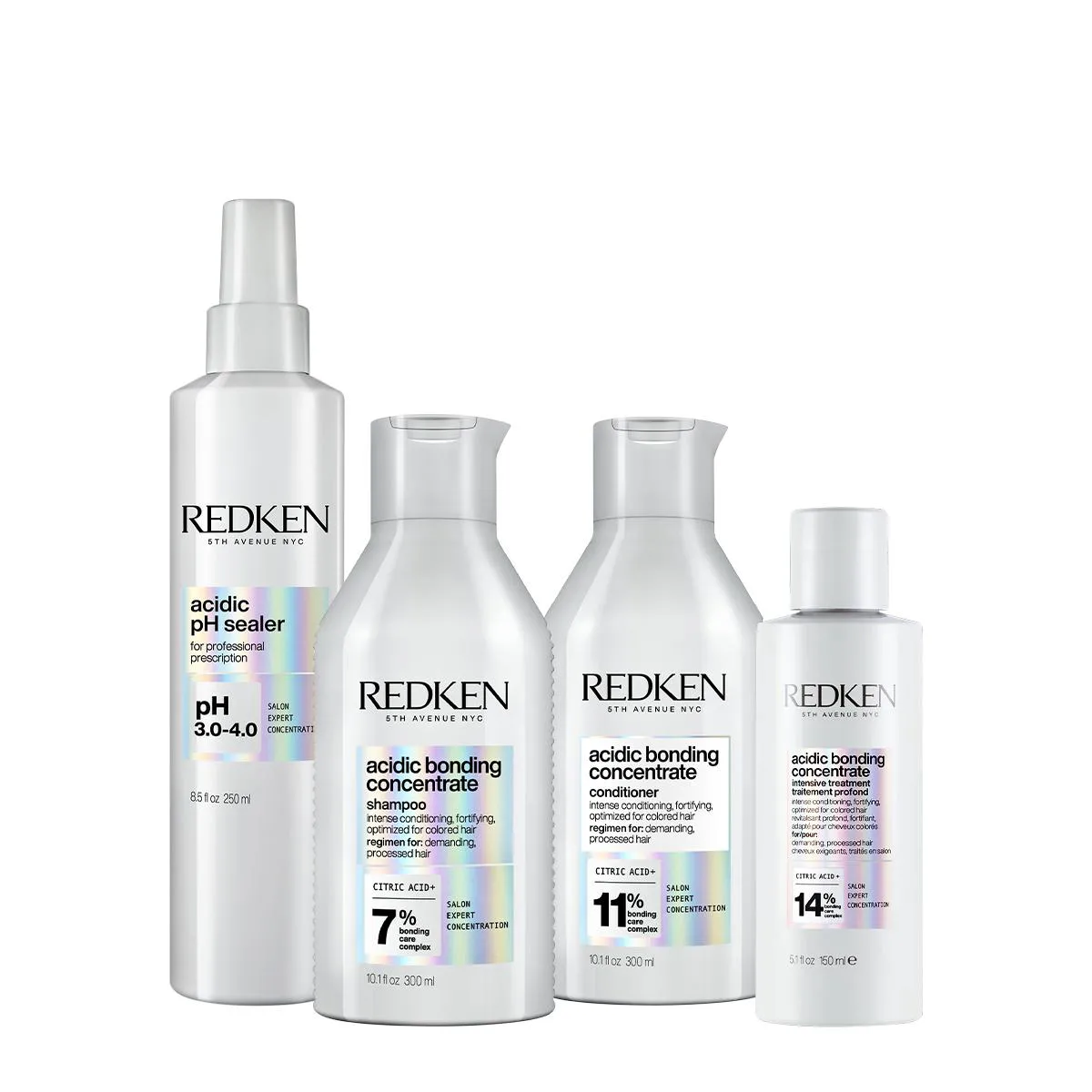KIT REDKEN ACIDIC BONDING CONCENTRATE PRé TRATAMENTO DUO (4 PRODUTOS)