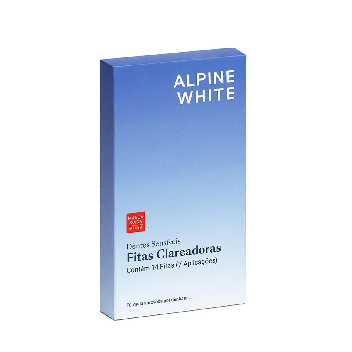 Fita Dental Clareadora Alpine White 14 fitas