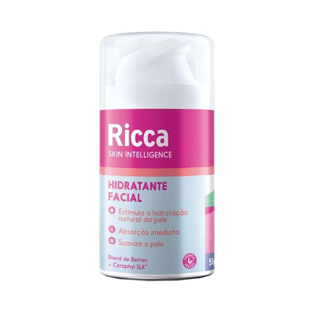 HIDRATANTE FACIAL RICCA SKIN INTELLIGENCE 50G - RICCA HIDRATANTE FACIAL RICCA SKIN INTELLIGENCE 50G - RICCA