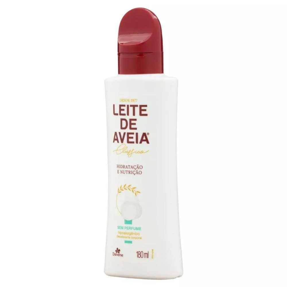 HIDRATANTE LEITE DE AVEIA HIPOALERGENICO 180ML - SEM PERFUME - DAVENE