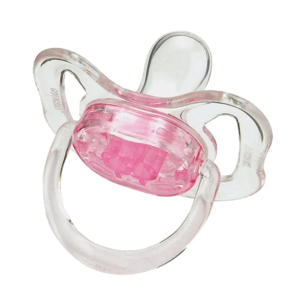CHUPETA CRISTAL COLOR ORTOPéDICA KUKA N°2 ROSA