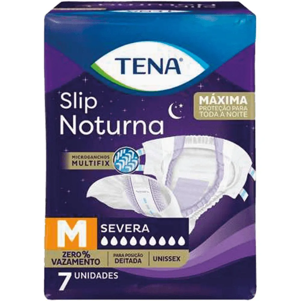 FRALDA TENA SLIP NOTURNA M - 7 UND