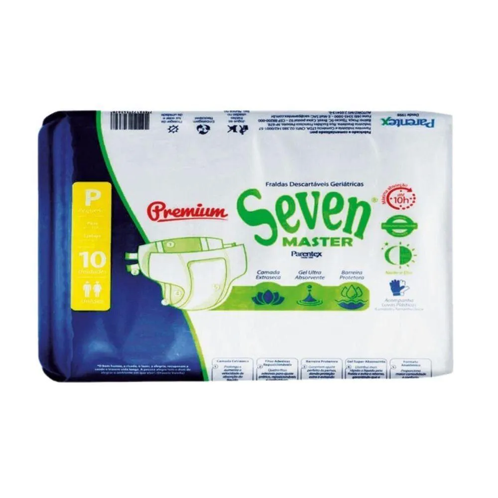 FRALDA SEVEN MASTER P - 10 UND