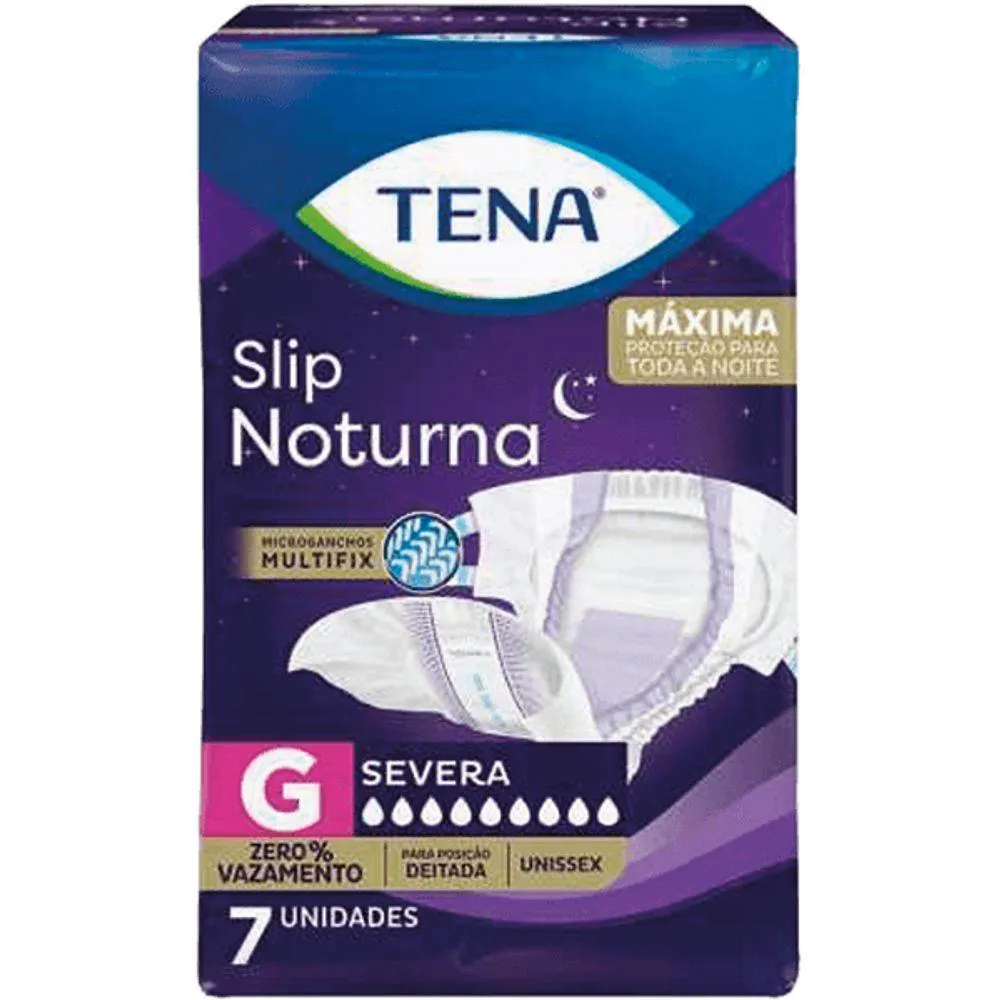FRALDA TENA SLIP NOTURNA G - 7 UND