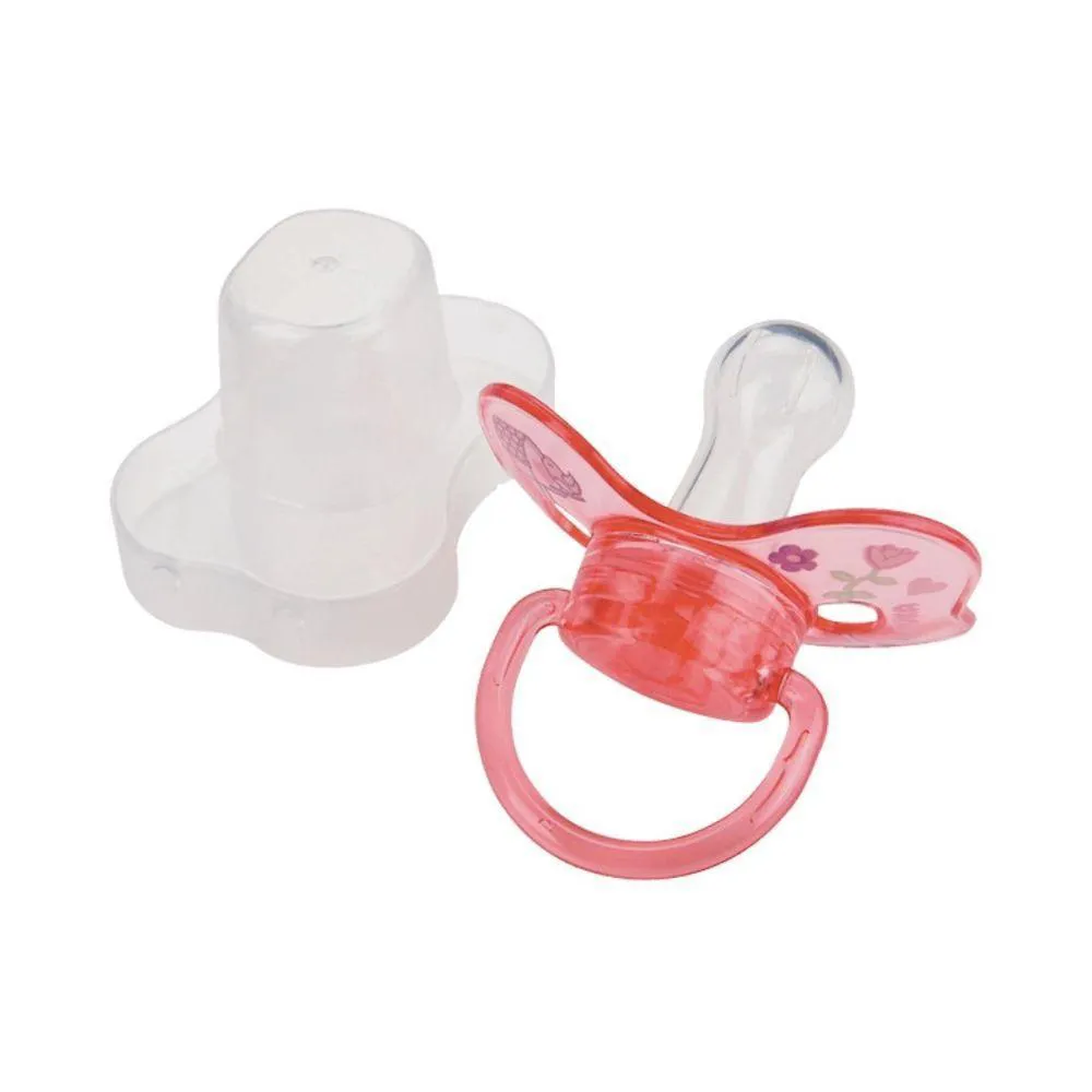 CHUPETA DECORADA NEON C-PROT RED N2 ROSA