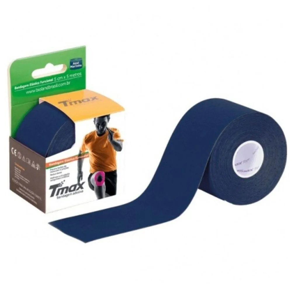 FITA ADESIVA DE KINESIOLOGIA TMAX AZUL CLARO