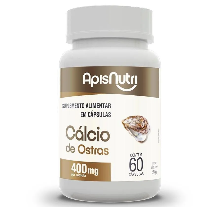 CáLCIO DE OSTRAS 400MG (60 CAPS) - PADRãO: ÚNICO