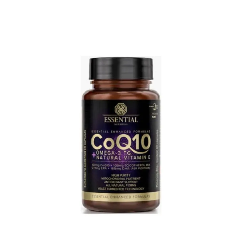 COQ10 + ÔMEGA 3TG + VITAMINA E (60 CAPS) - PADRãO: ÚNICO