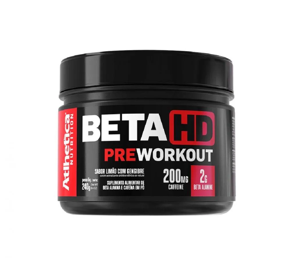 BETA HD PRE WORKOUT (240G) - SABOR: LIMãO COM GENGIBRE