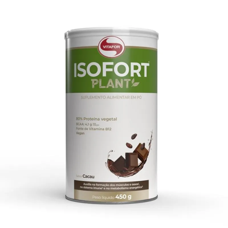 ISOFORT PLANT (450G) - SABOR: CACAU