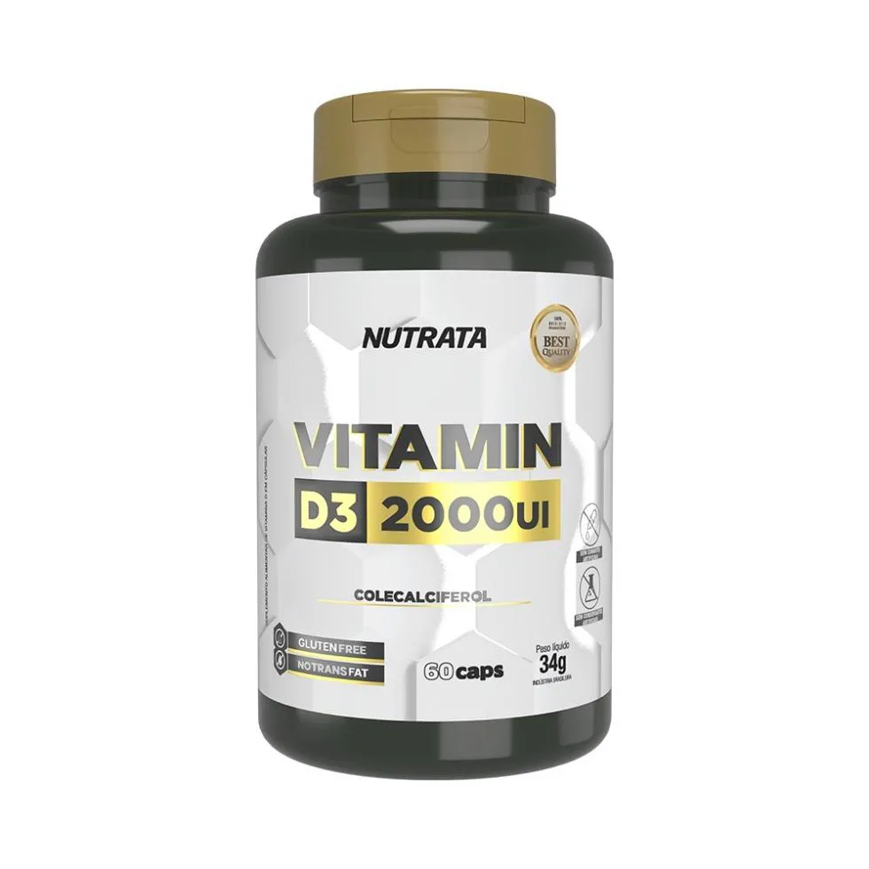 VITAMIN D3 2000UI (60 CAPS) - PADRãO: ÚNICO