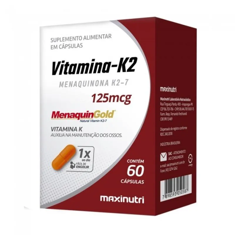 VITAMINA K2 (60 CAPS) - PADRãO: ÚNICO