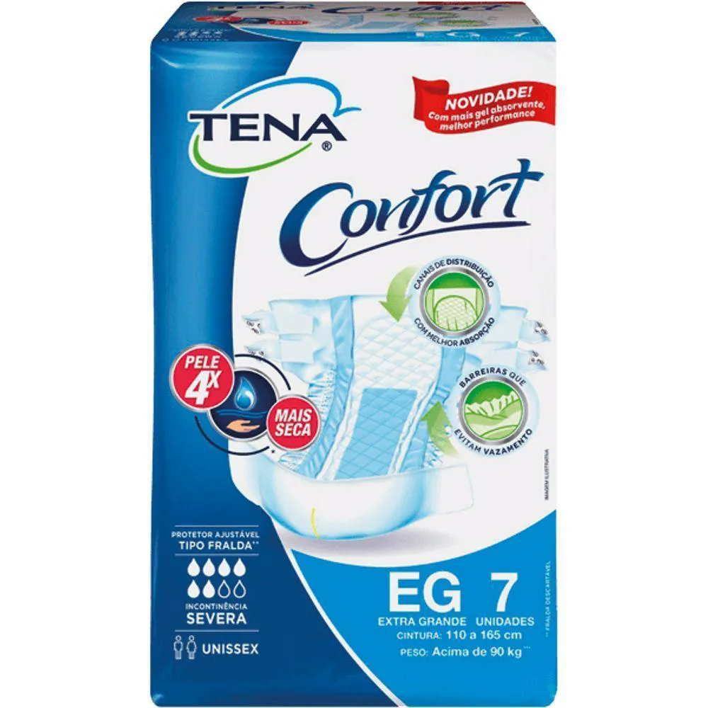 FRALDA TENA CONFORT ADULTO 7 UND - EG