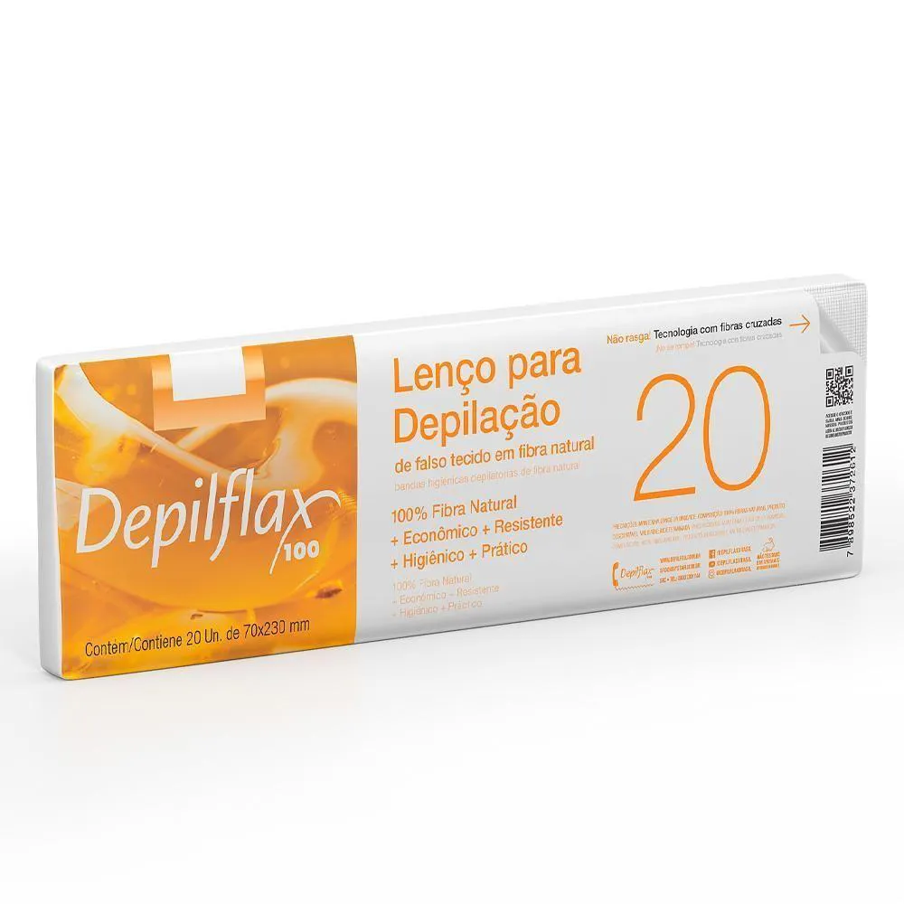 DEPILFLAX - LENçO DEPILATóRIO 20 UNIDADES