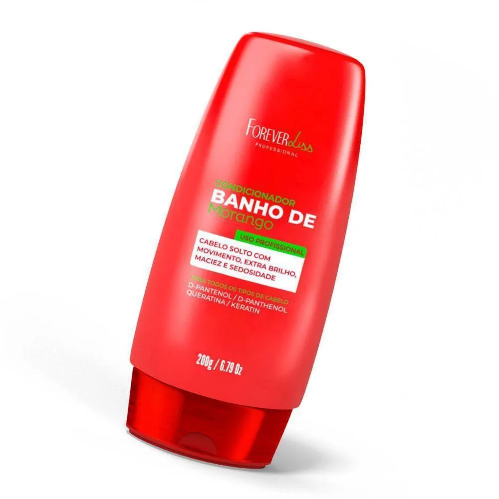 FOREVER LISS - BANHO DE MORANGO CONDICIONADOR 200G
