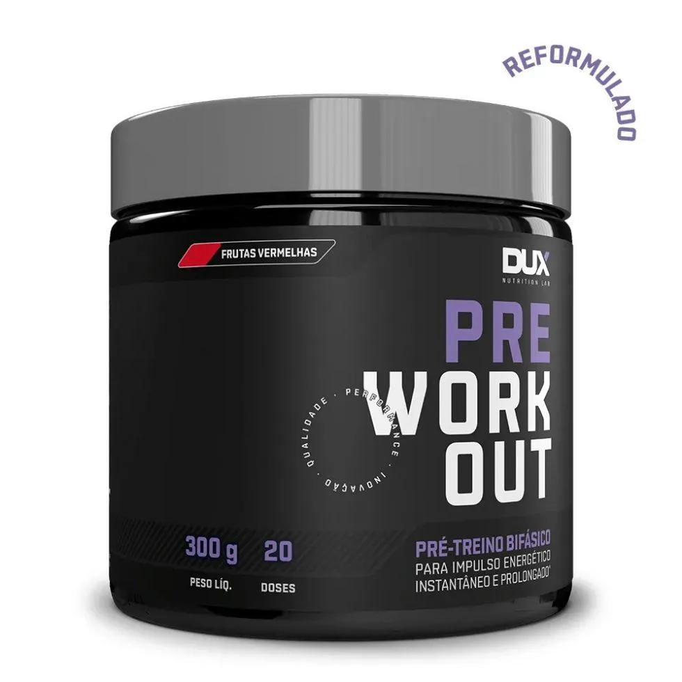 PRE WORKOUT ORIGINAL (300G) - SABOR: FRUTAS VERMELHAS