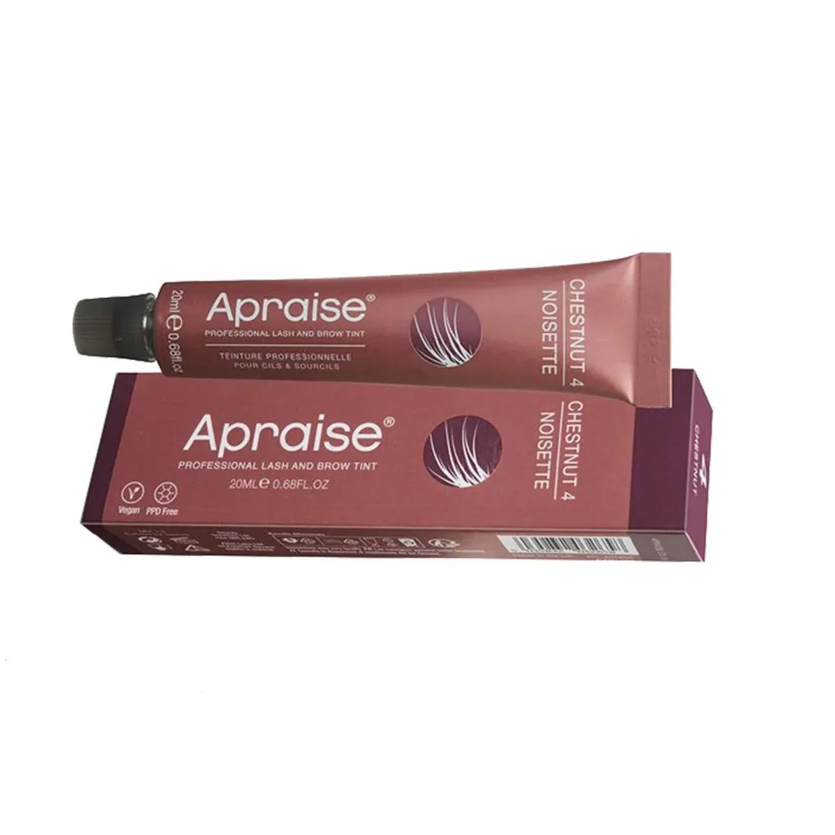 APRAISE TINTURA DE SOBRANCELHAS 20ML - CASTANHO AVERMELHADO