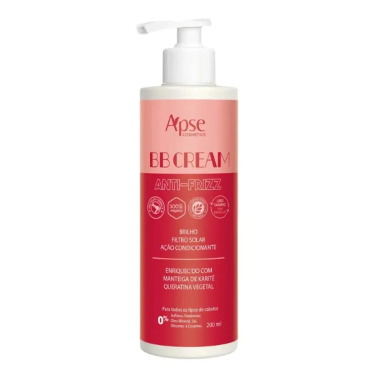 APICE COSMETICS BB CREAM ANTI FRIZZ LEAVE IN 200ML