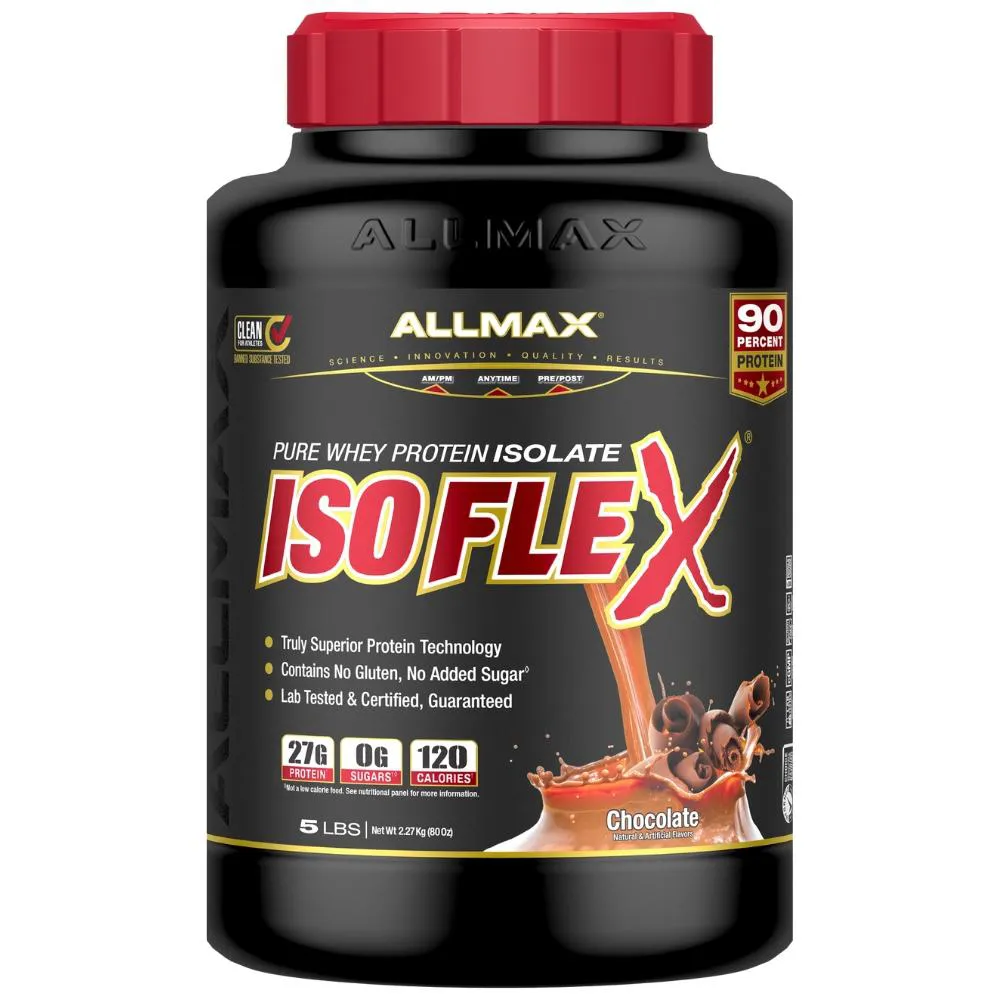 ISOFLEX WHEY PROTEIN ISOLADO 2,2KG CHOCOLATE ALLMAX NUTRITION