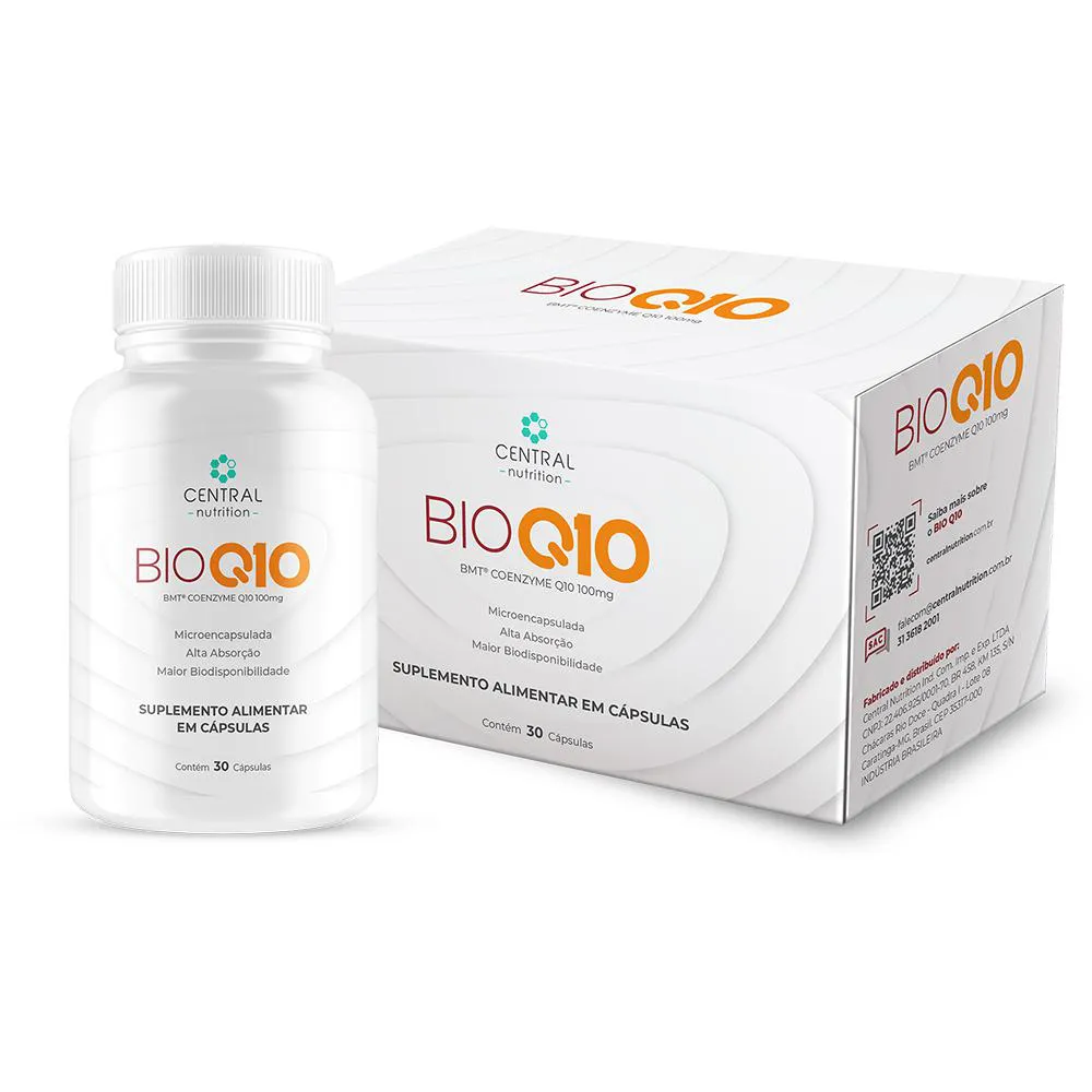 BIO Q10 100MG 30 CAPS CENTRAL NUTRITION