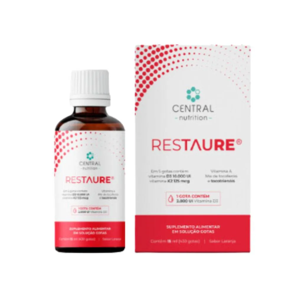 RESTAURE GOTAS 15ML (430 GOTAS) CENTRAL NUTRITION