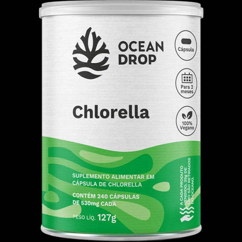 CHLORELLA 400MG 240 CAPS OCEAN DROP