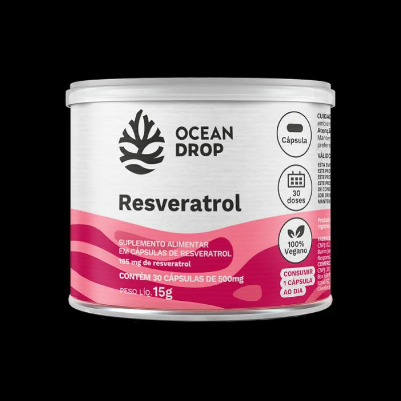 RESVERATROL 165MG 30 CAPS OCEAN DROP