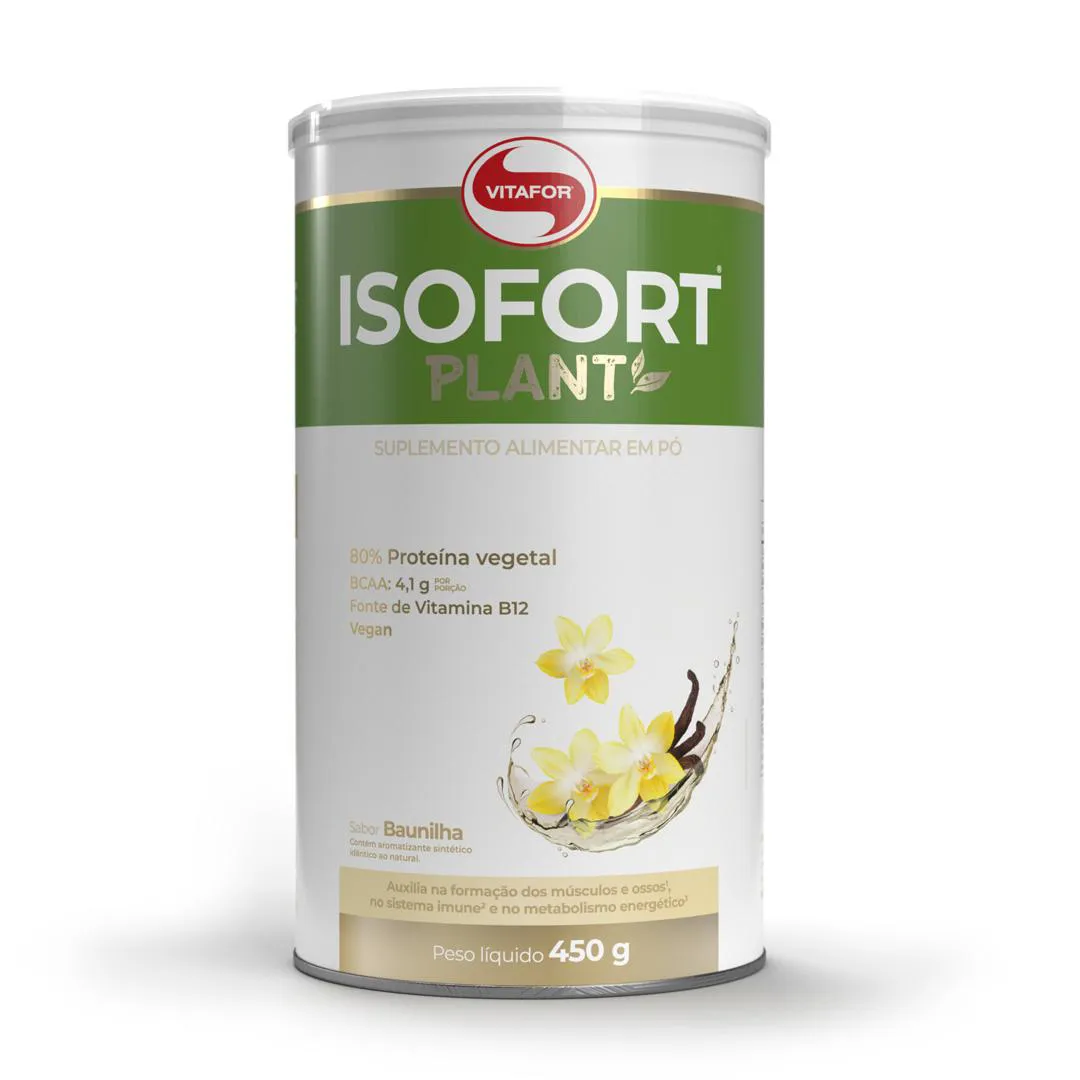 ISOFORT PLANT (LIFE VEGAN) 450G BAUNILHA VITAFOR