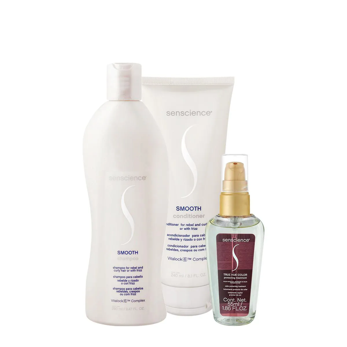 KIT SENSCIENCE TRUE HUE SMOOTH DUO OIL (3 PRODUTOS)