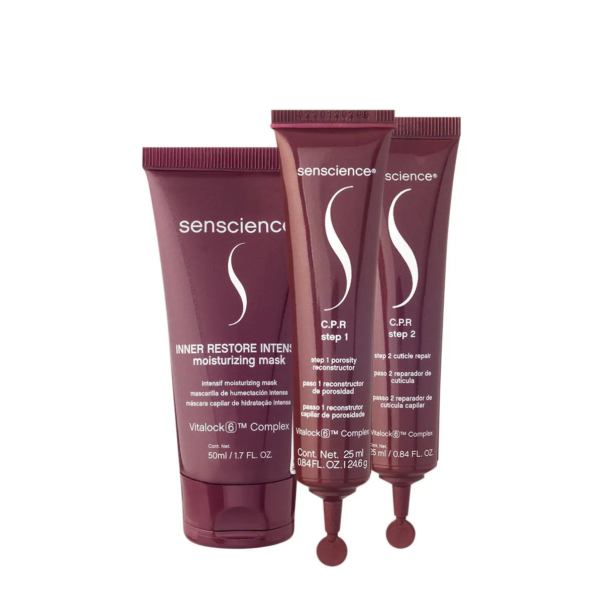 KIT SENSCIENCE INNER RESTORE INTENSIF MáSCARA E C.P.R. AMPOLA (2 PRODUTOS)