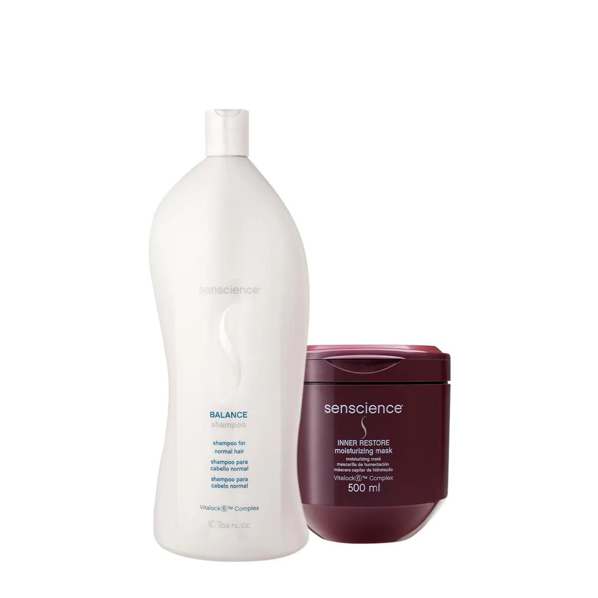 KIT SENSCIENCE BALANCE INNER SHAMPOO MáSCARA (2 PRODUTOS)