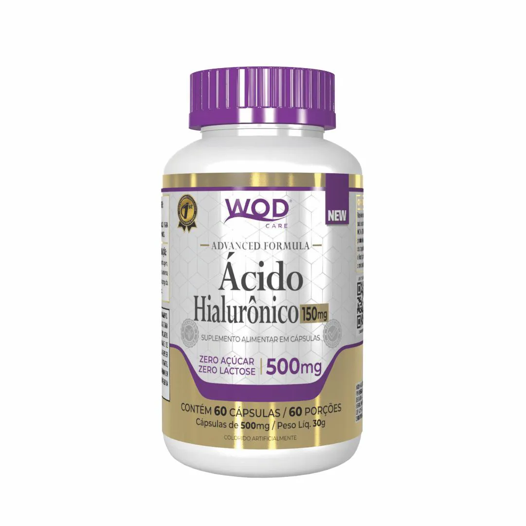 ÁCIDO HIALURôNICO 150MG 60 CáPSULAS DE 500MG