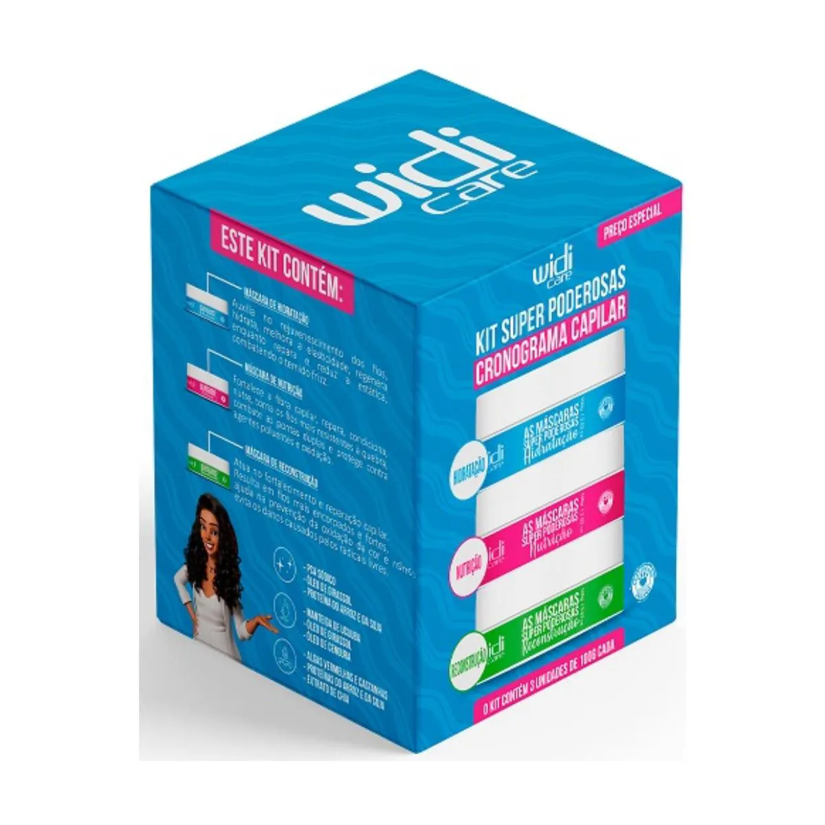 WIDI CARE KIT SUPER PODEROSAS CRONOGRAMA CAPILAR
