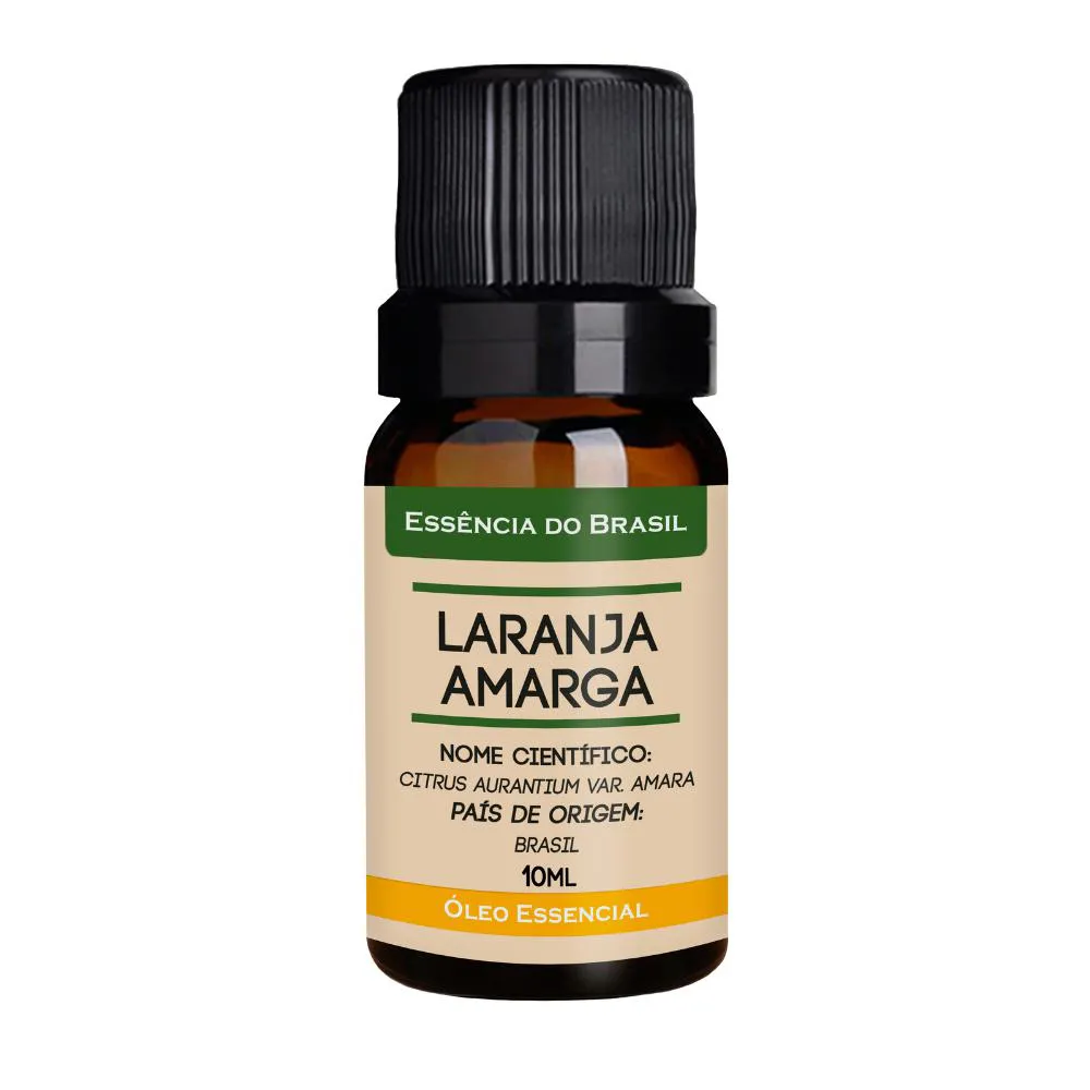 ÓLEO ESSENCIAL LARANJA AMARGA 10ML - AROMA PURO E NATURAL