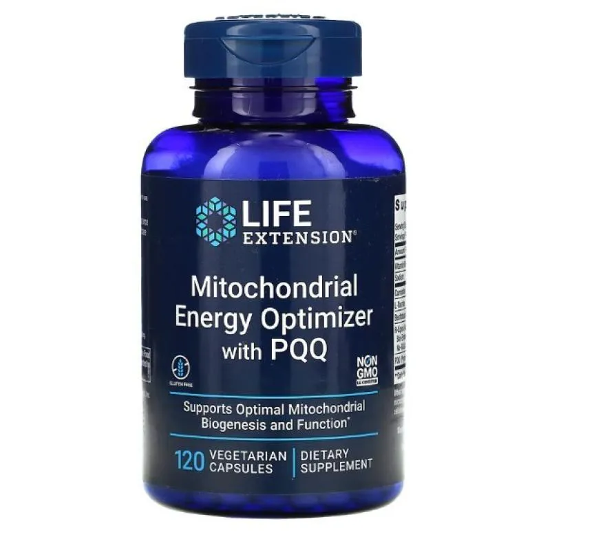 MITOCONDRIAL COM PQQ 120 CáPSULAS - LIFE EXTENSION SEM Sabor