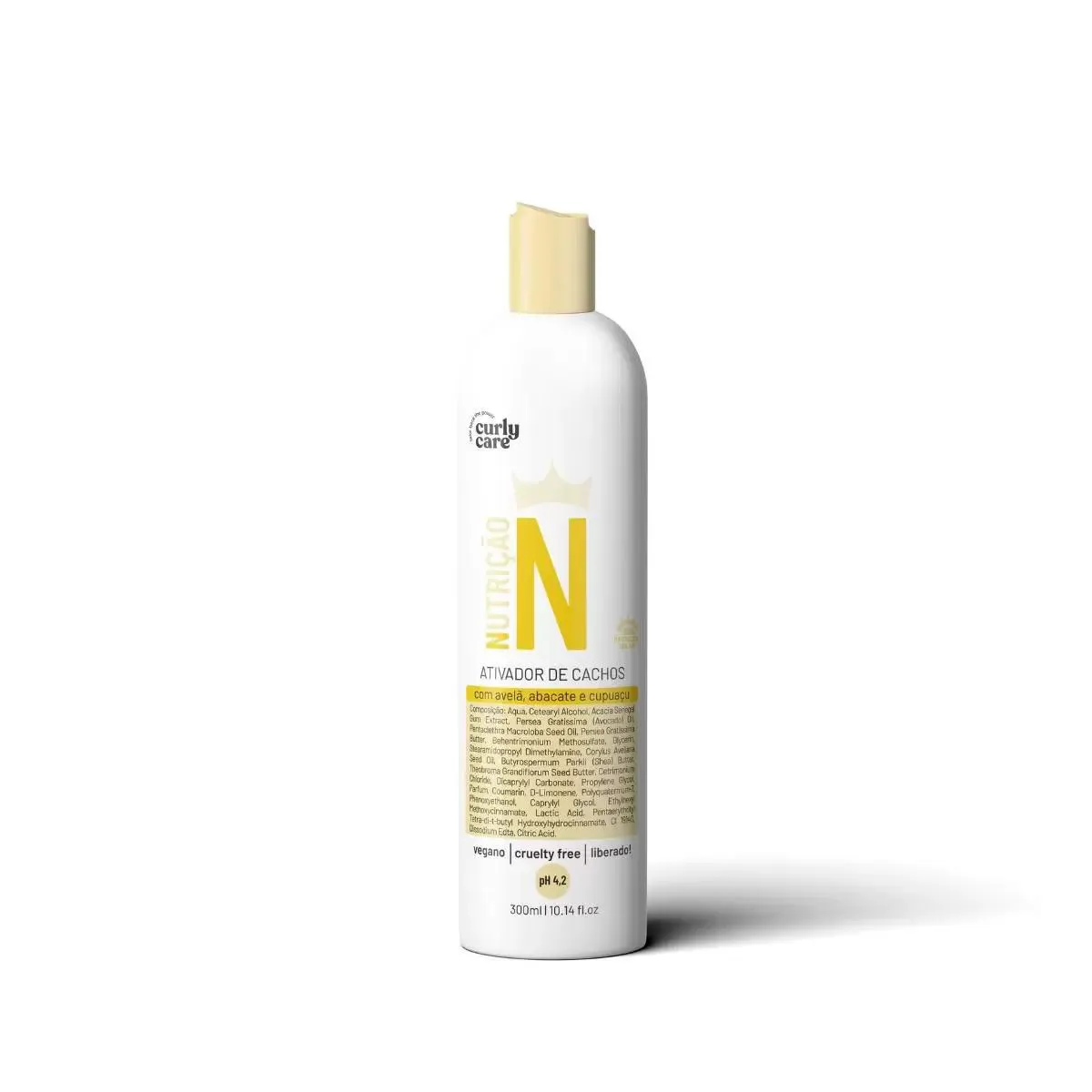 ATIVADOR DE CACHOS NUTRITIVO LINHA N 300ML - CURLY CARE