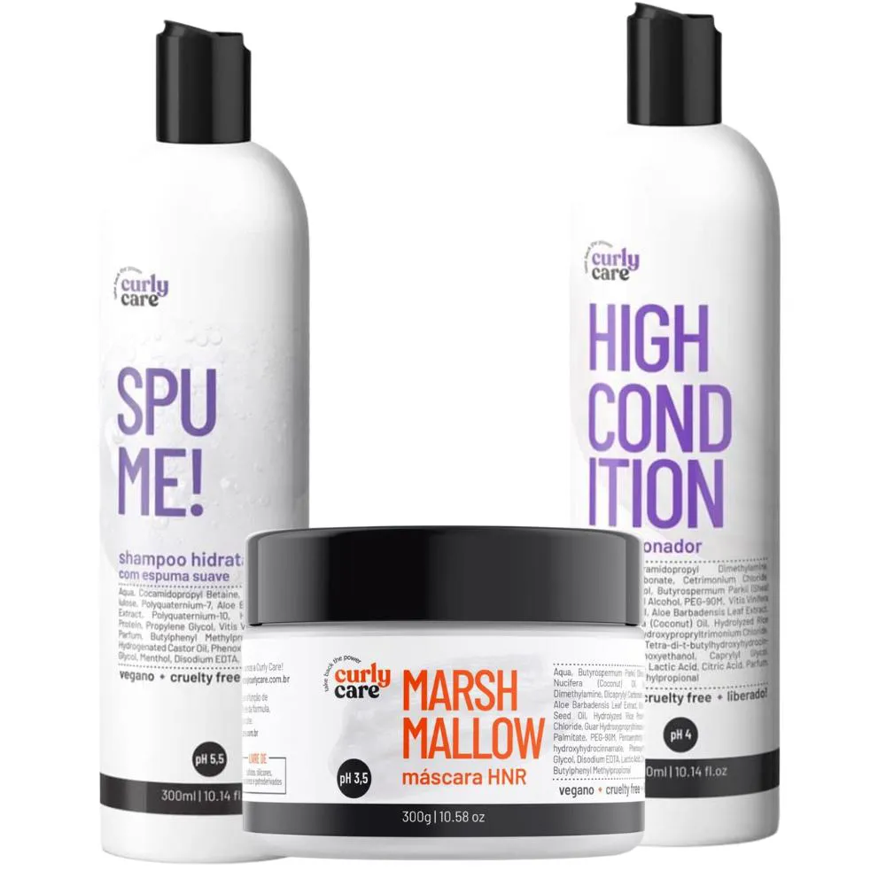 KIT CURLY CARE - SPU ME - HIGH CONDITION E MARSH MALLOW