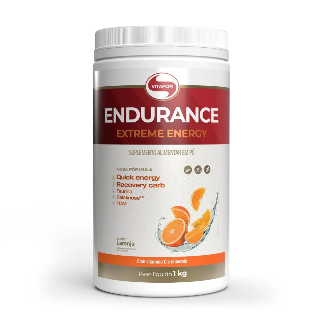 ENDURANCE EXTREME ENERGY VITAFOR LARANJA 1000G