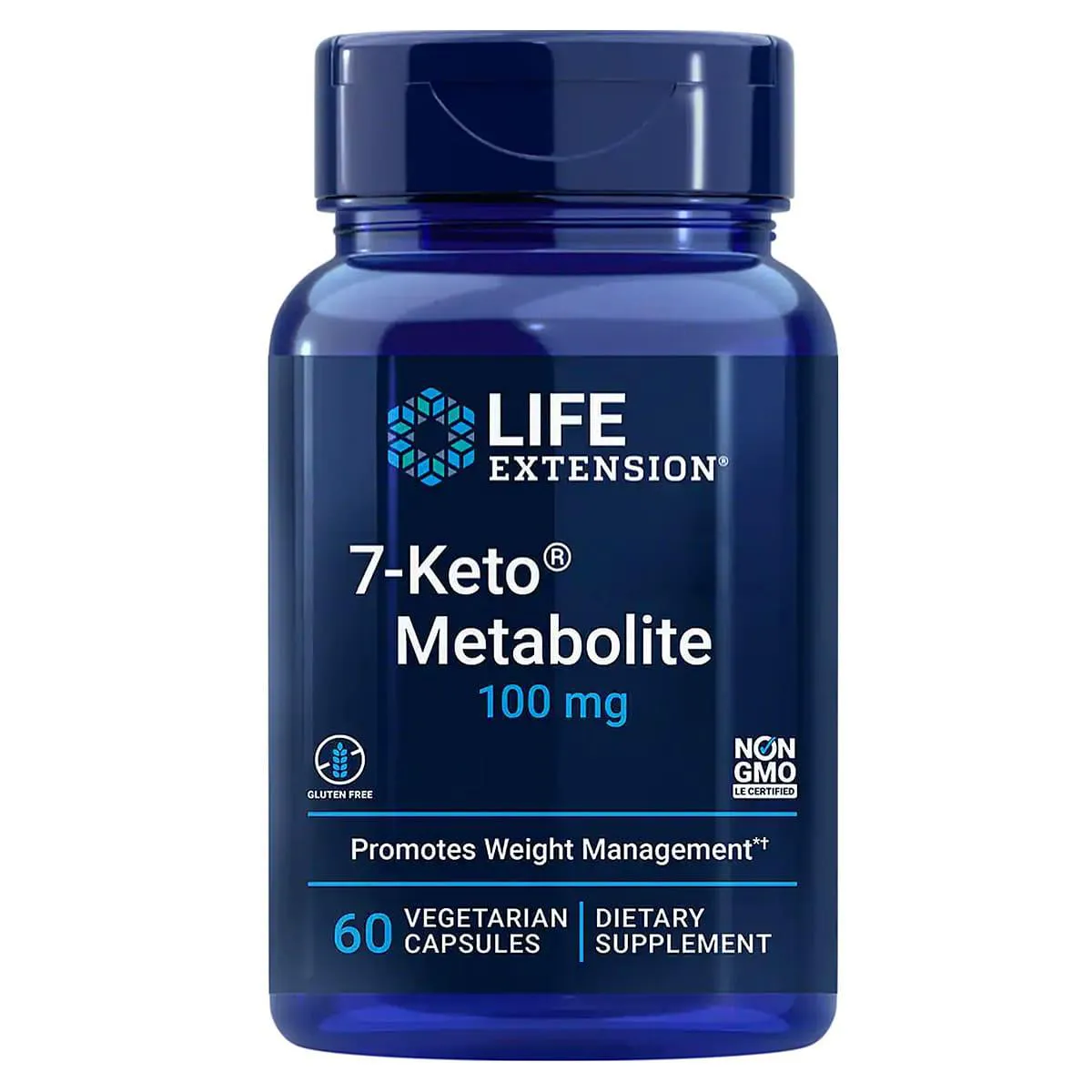 VITAMINA 100MG 7-KETO, 60 CAPSULAS LIFE EXTENSION - IMPORTADO USA
