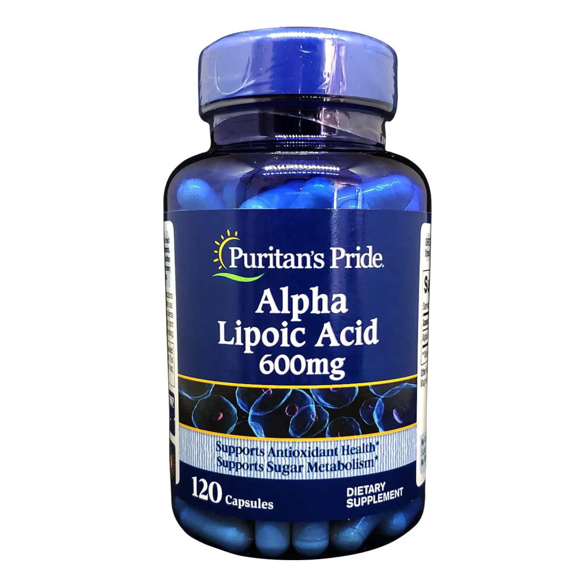 ACIDO ALPHA LIPóICO 600MG 120 CAPSULAS - PURITANS PRIDE