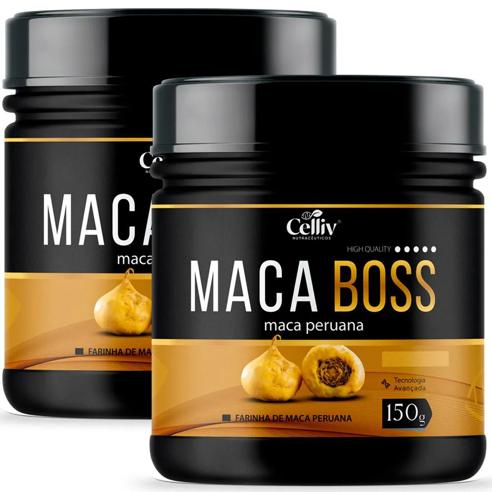 MACA PERUANA BOSS PREMIUM EXTRATO 2 POTES