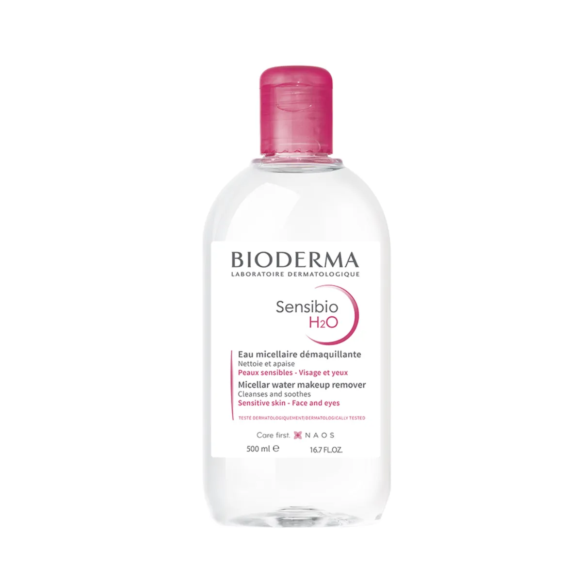 Água Micelar Demaquilante Bioderma Sensibio H2O Calmante com 500ml